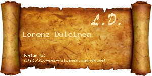 Lorenz Dulcinea névjegykártya